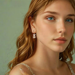 Orecchini Gummy Bear Shine – Argento Sterling 925 con Cristallo Iridescente