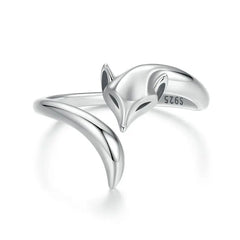 Anello Volpe Incantata – Argento Sterling 925