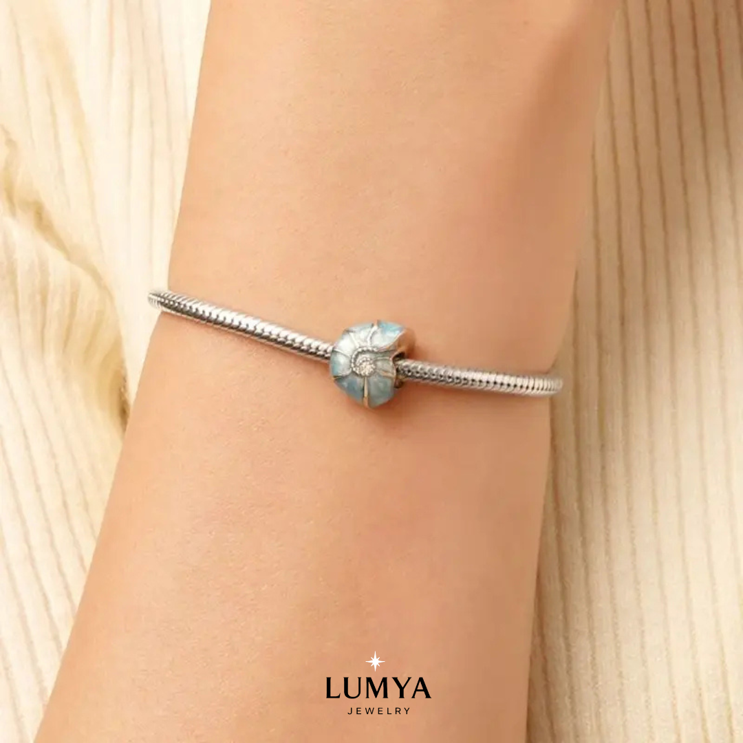 Charm My Life in 925 Silver - Ocean Spiral Shell