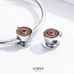 Charm My Life in argento 925 - Coffee Lover