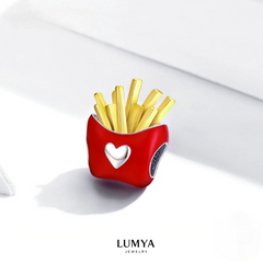 Charm My Life in argento 925 - Fries Lover