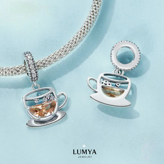 Charm My Life in 925 Silver - Tea Time Pendant