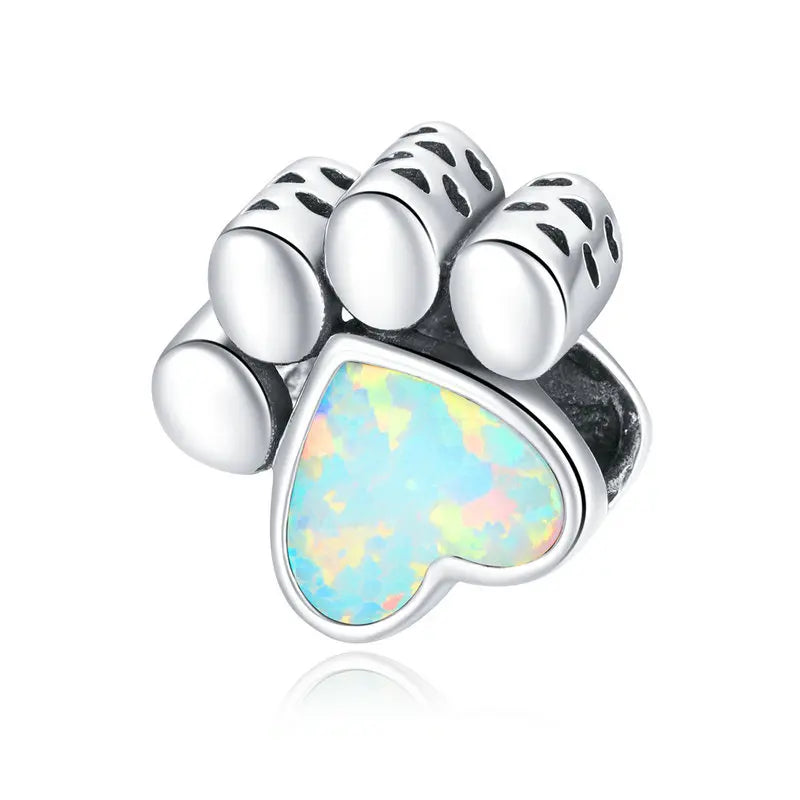 Charm My Life in 925 Silver - Opal Paw