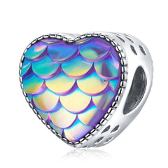 Charm My Life in 925 Silver - Mermaid Heart