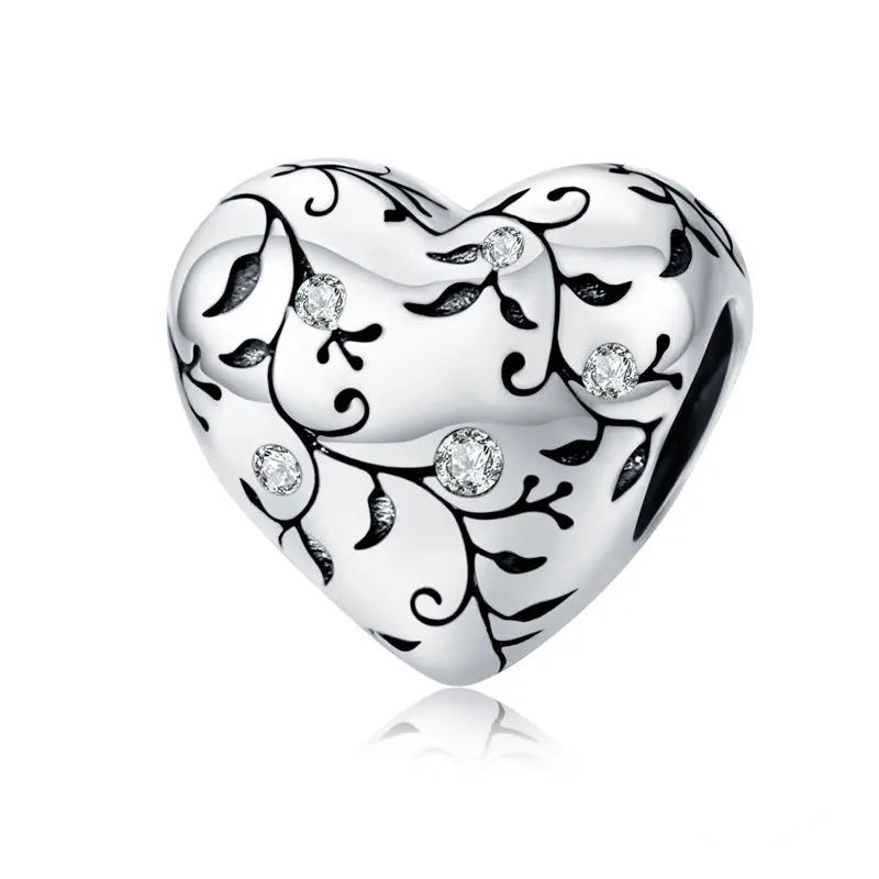 Charm My Life in argento 925 - Cuore incantato 