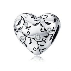 Charm My Life in argento 925 - Cuore incantato 