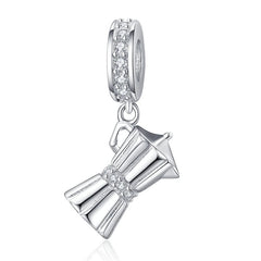 Charm My Life in 925 Silver - Coffee Pot Pendant