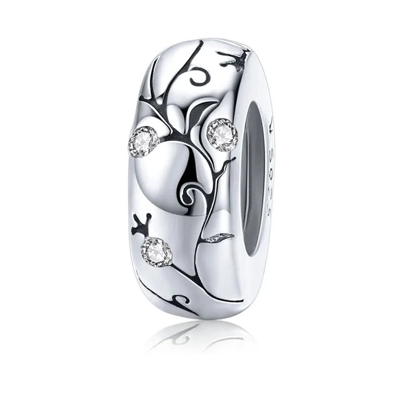 Charm My Life in argento 925 - Distanziatore Eleganza Floreale 