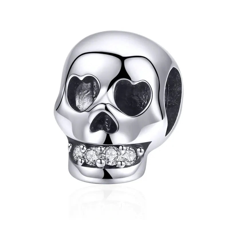 Charm My Life in argento 925 - Teschio innamorato 