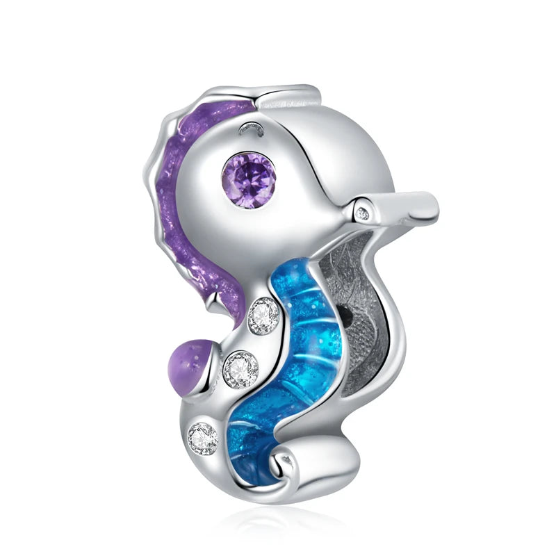 Charm My Life in 925 Silver - Mystic Seahorse