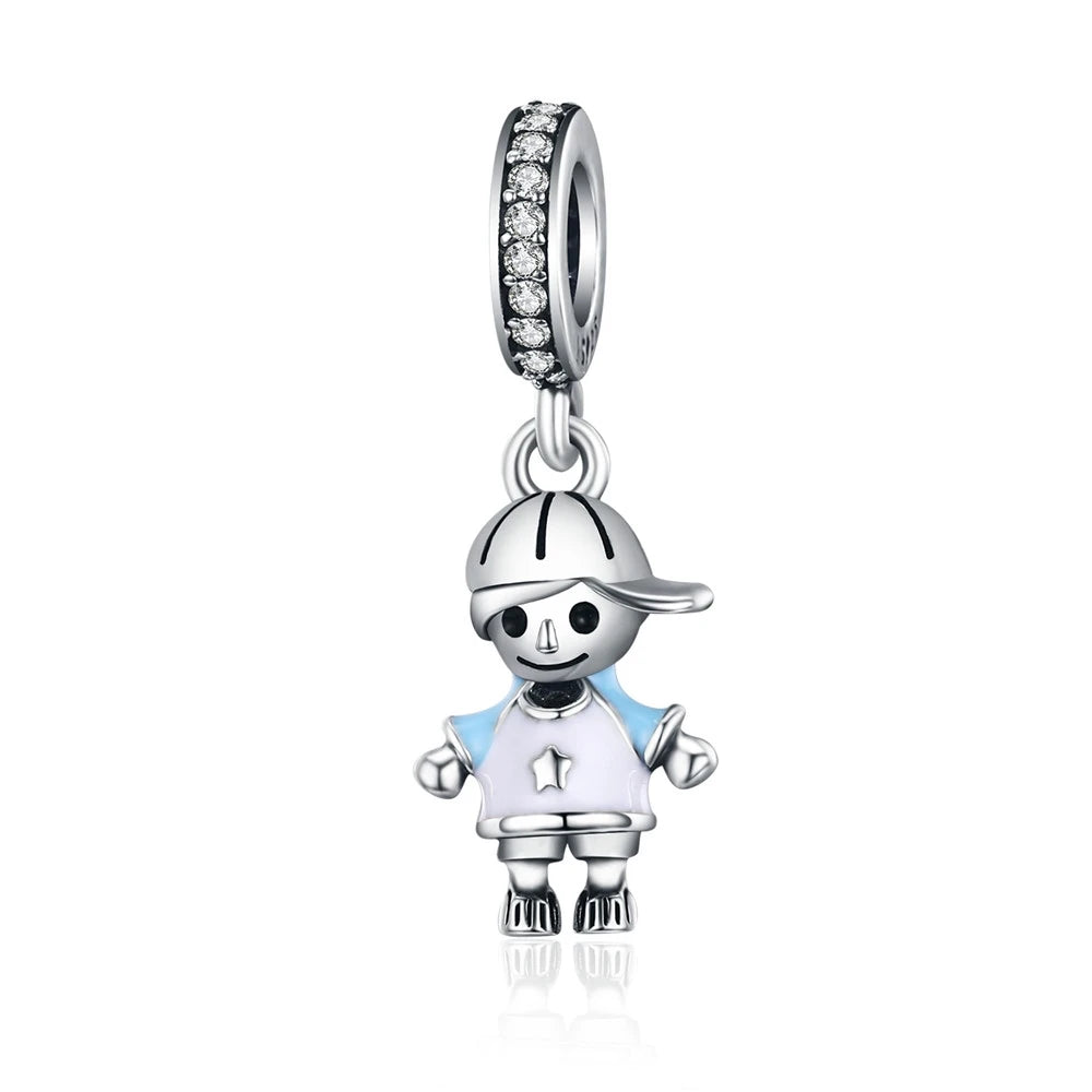 Charm My Life in 925 Silver - Little Hero Son Pendant