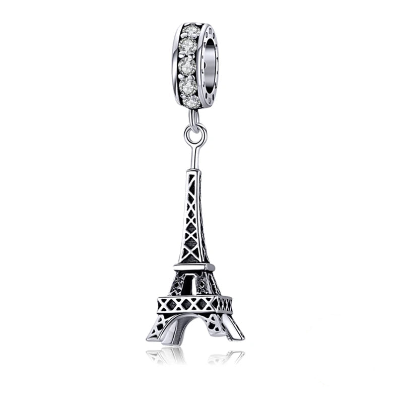 Charm My Life in argento 925 - Ciondolo Torre Eiffel 