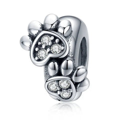 Charm My Life in 925 Silver - Paw of Love