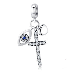 Charm My Life in 925 Silver - Faith & Protection Pendant