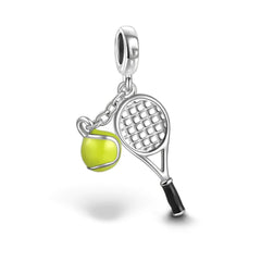 Ciondolo My Life in argento Sterling 925 - Ciondolo Passione Tennis 