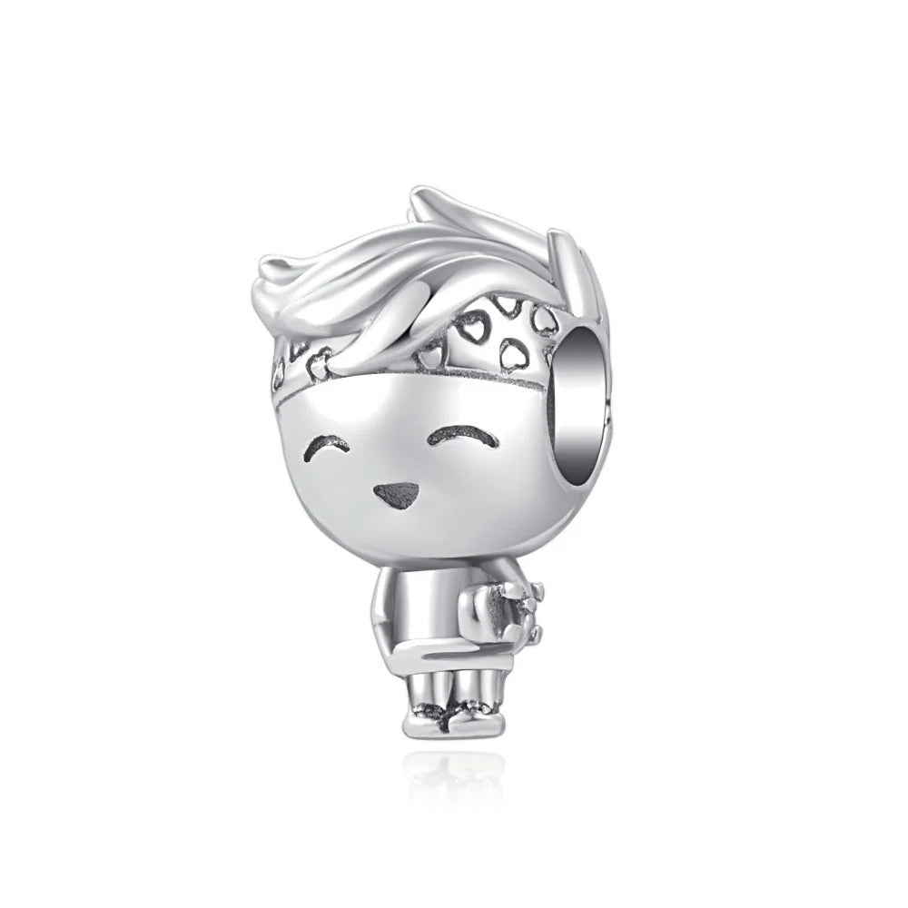 Ciondolo My Life in argento Sterling 925 - Cuore per ragazzo 