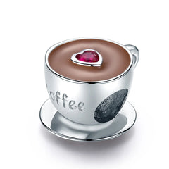 Charm My Life in argento 925 - Coffee Lover