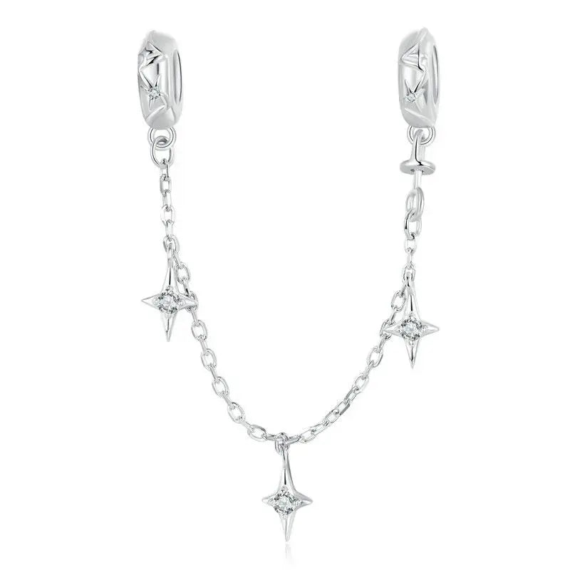 Charm My Life in 925 Silver - Celestial Safety Chain