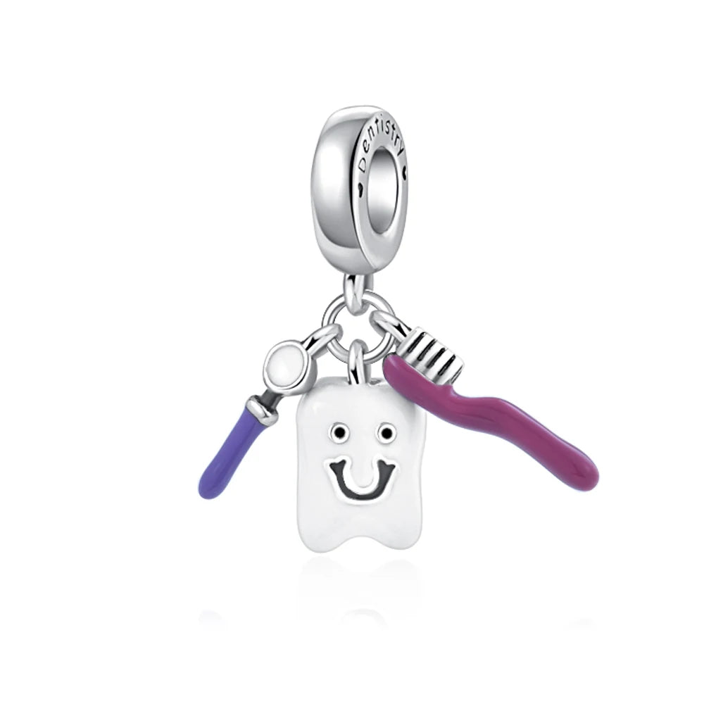 Ciondolo My Life in argento Sterling 925 - Dente Felice 