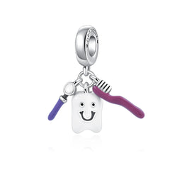 Ciondolo My Life in argento Sterling 925 - Dente Felice 