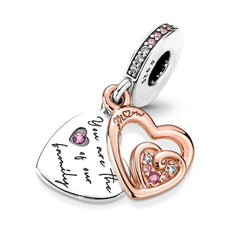 Ciondolo My Life in argento Sterling 925 - Cuore della nostra famiglia 