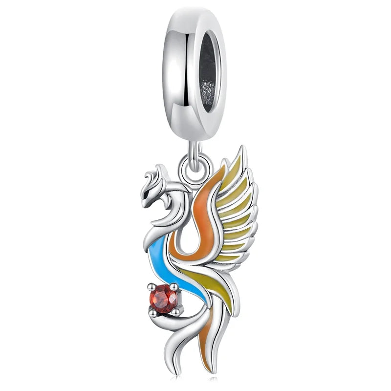 Charm My Life in 925 Silver - Phoenix Rebirth Pendant