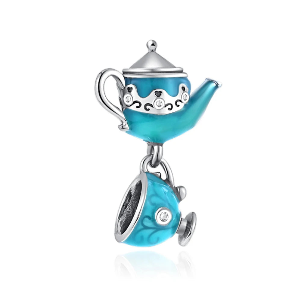 Tea Time Pendant - My Life Charm in 925 Sterling Silver