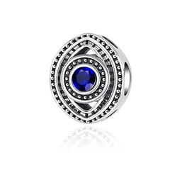 Ciondolo My Life in argento Sterling 925 - Protezione per gli occhi in zaffiro 