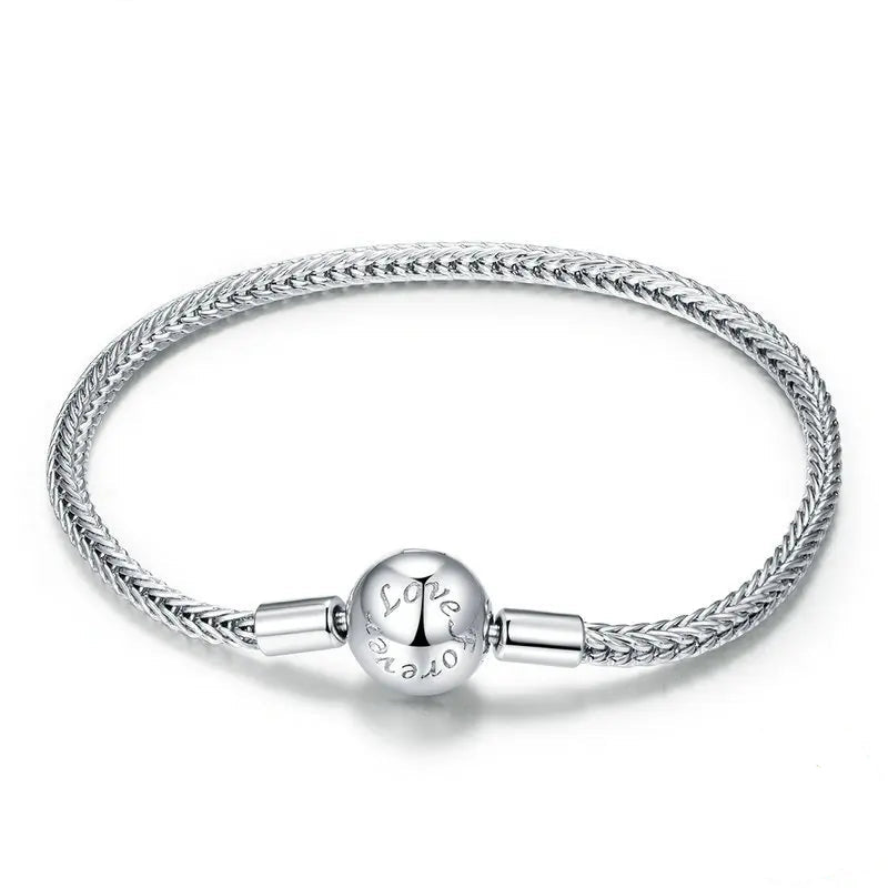 Free Forever Love Bracelet in 925 Sterling Silver Gift