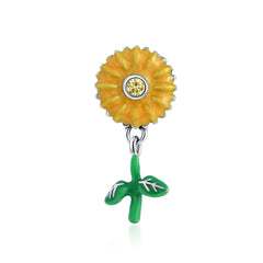 Ciondolo My Life in argento Sterling 925 - Ciondolo Girasole 