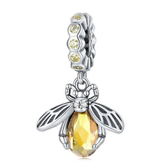 Charm My Life in argento 925 - Golden Bee 