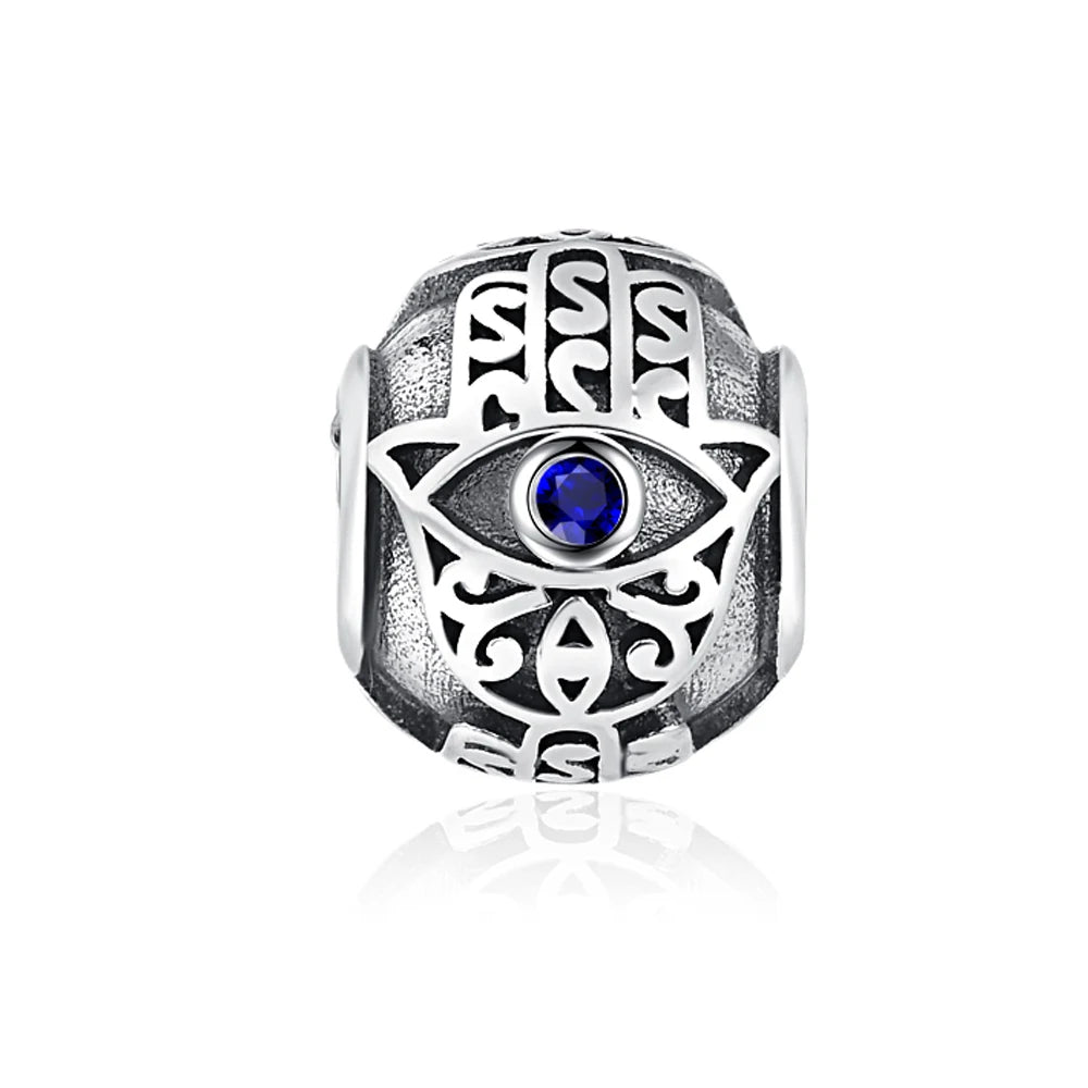 Il mio ciondolo della vita in argento Sterling 925 - Protezione Hamsa 