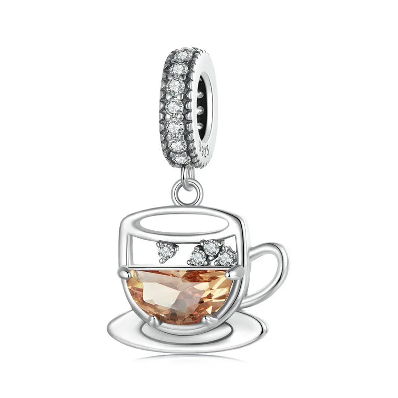 Charm My Life in 925 Silver - Tea Time Pendant