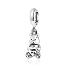 Ciondolo My Life in argento Sterling 925 - Ciondolo Hug Me Bear 