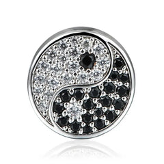 Ciondolo My Life in argento Sterling 925 - Yin Yang Sparkle 
