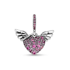 Ciondolo My Life in argento Sterling 925 - Cuore alato 