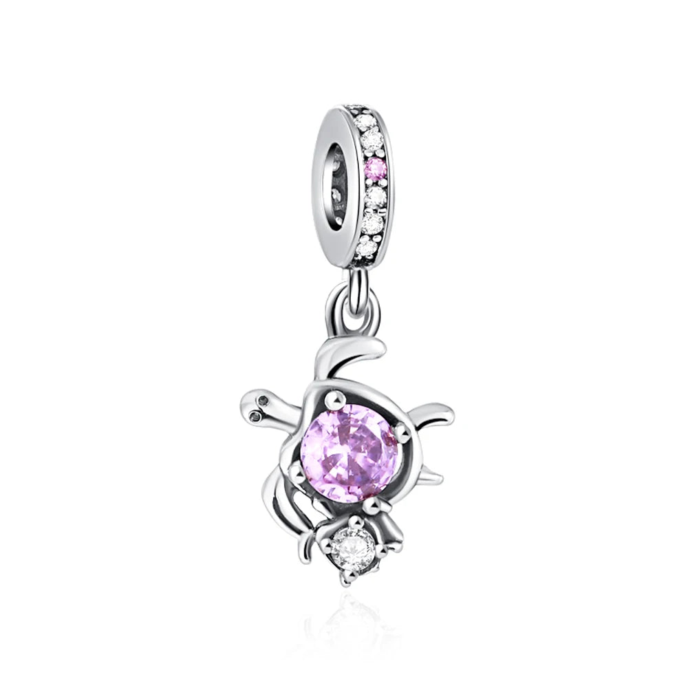 Sea Turtle Pendant - My Life Charm in 925 Sterling Silver