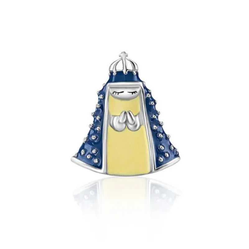 Ciondolo My Life in argento Sterling 925 - Nostra Signora di Aparecida 