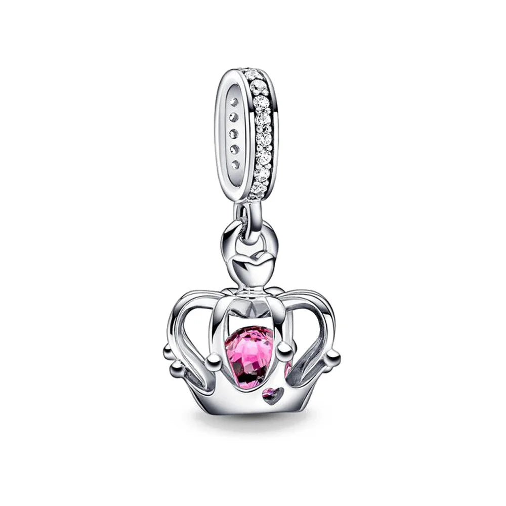 Ciondolo My Life in argento sterling 925 - Ciondolo Corona dell'Amore 
