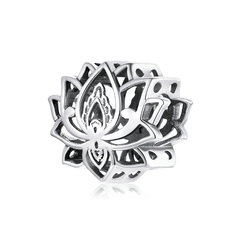 Charm My Life in argento 925 - Sacred Lotus 