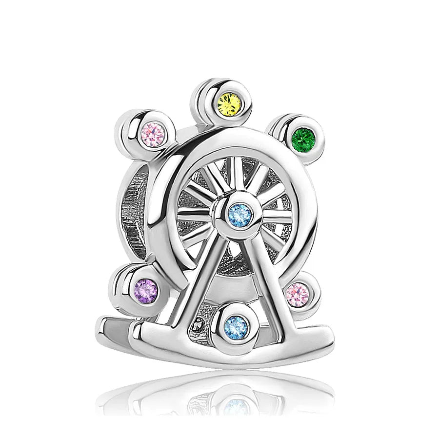 Ciondolo My Life in argento Sterling 925 - Ruota panoramica 