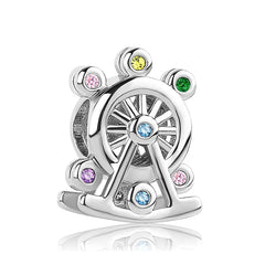 Ciondolo My Life in argento Sterling 925 - Ruota panoramica 