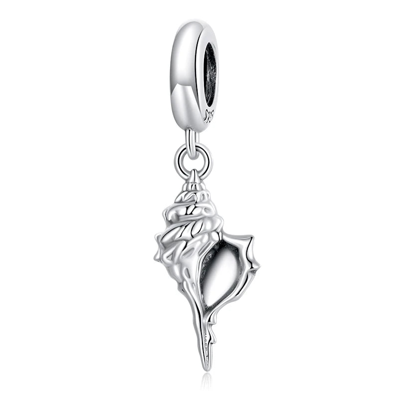 Charm My Life in 925 Silver - Ocean Whisper Shell Pendant
