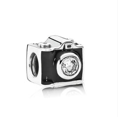 Ciondolo My Life in argento Sterling 925 - Macchina fotografica vintage 