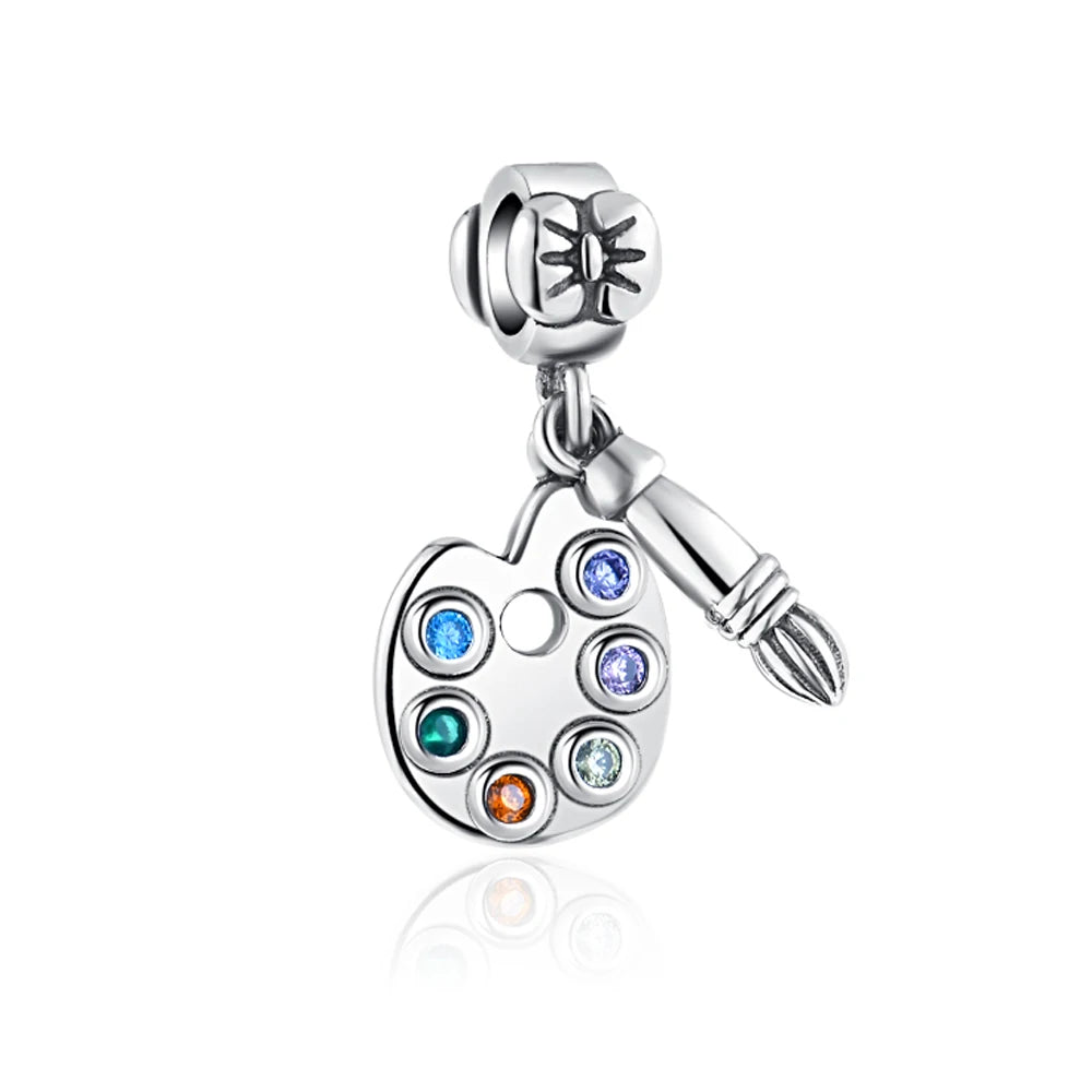 Anhänger „Artistic Soul Palette“ – „My Life“-Charm aus 925er Sterlingsilber 