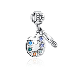 Anhänger „Artistic Soul Palette“ – „My Life“-Charm aus 925er Sterlingsilber 