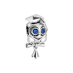 Ciondolo My Life in argento Sterling 925 - Gufo della Laurea 