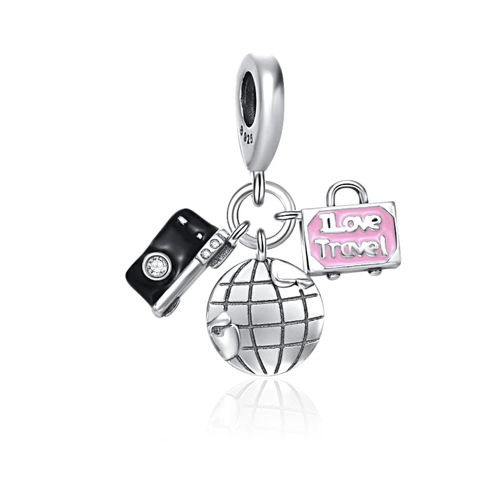 Ciondolo My Life in argento Sterling 925 - Wanderlust 