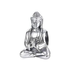 Ciondolo My Life in argento Sterling 925 - Buddha in meditazione 