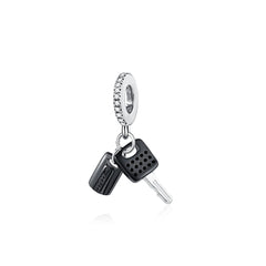 Ciondolo My Life in argento Sterling 925 - Ciondolo chiave per auto 